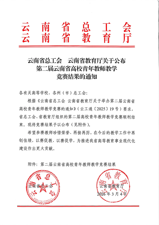 全省同类唯一!2026世界杯官方合作网站在省高校青年教师教学竞赛中获5项大奖 + 特等奖 + 优秀组织奖!